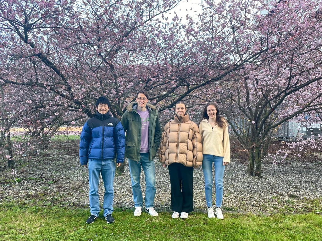 Our students Kaize, Leon, Madeleine and Natalie.